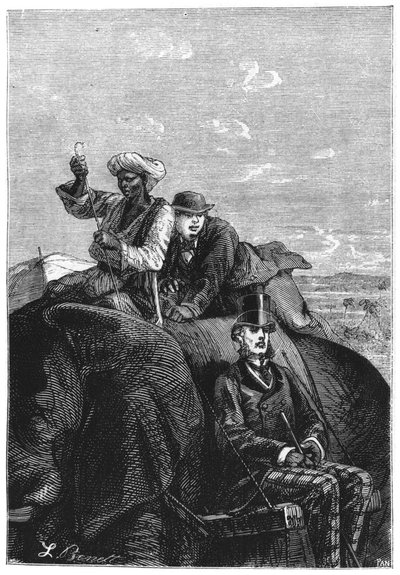 Phileas Fogg and Passepartout, illustration from 
